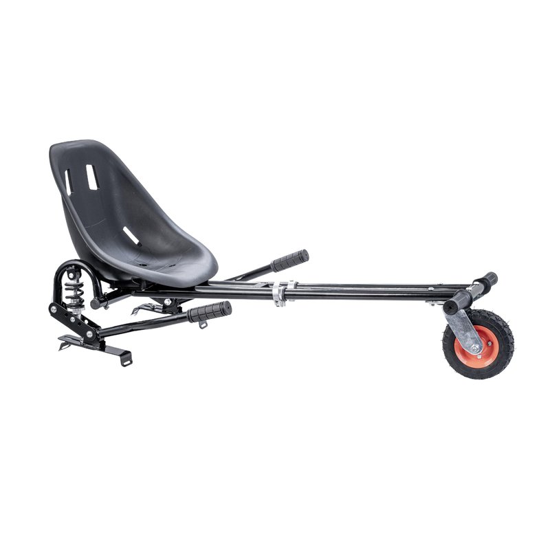 AlveyTech Deluxe Hoverboard Go-Kart Attachment Kit with Large Front Wheel & Suspension