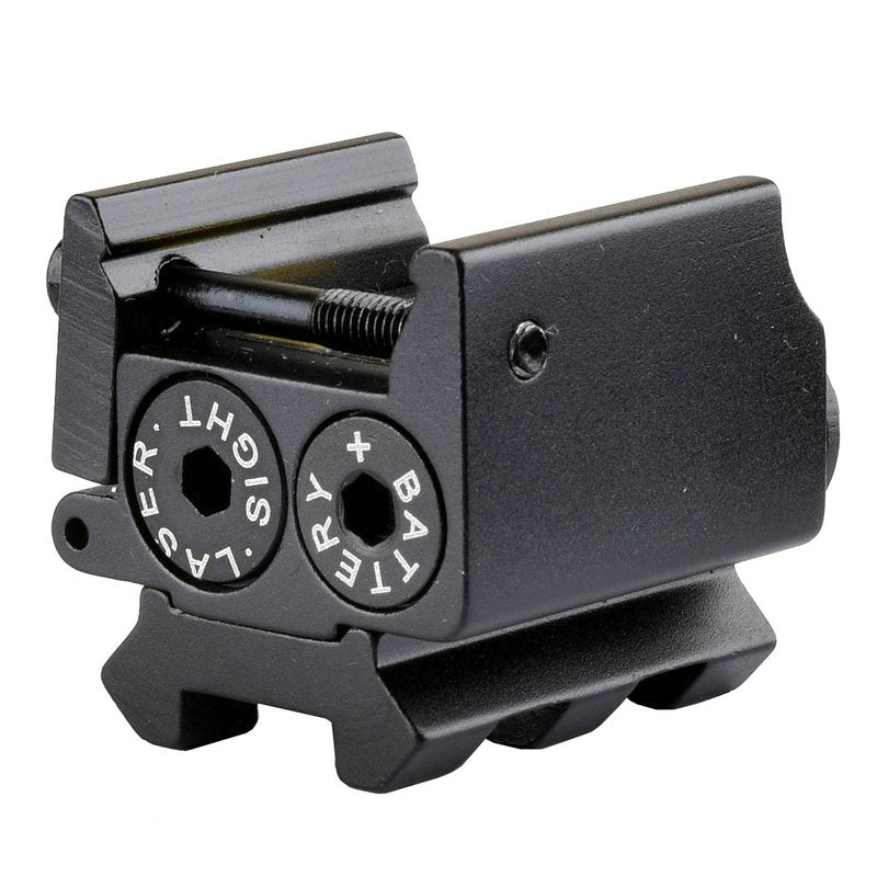 WIPBOTEN Adjustable Red Dot Beam Laser Sight Gun for Hunting Gun Rifle Pistol Handgun 20mm Mount with Button (top Rail)
