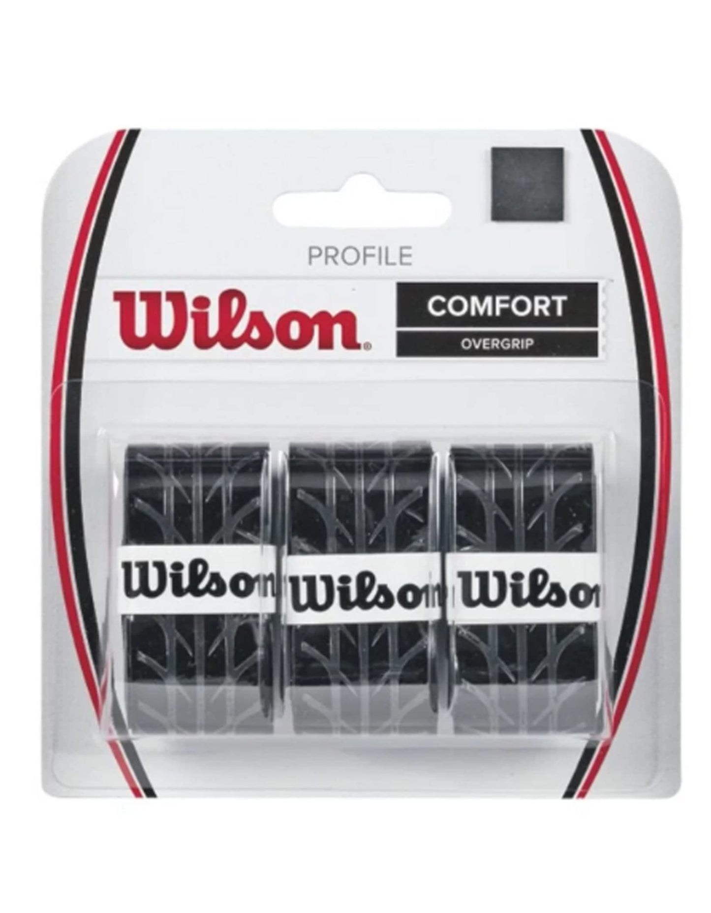 Wilson Profile Overgrip 3 pack. Black