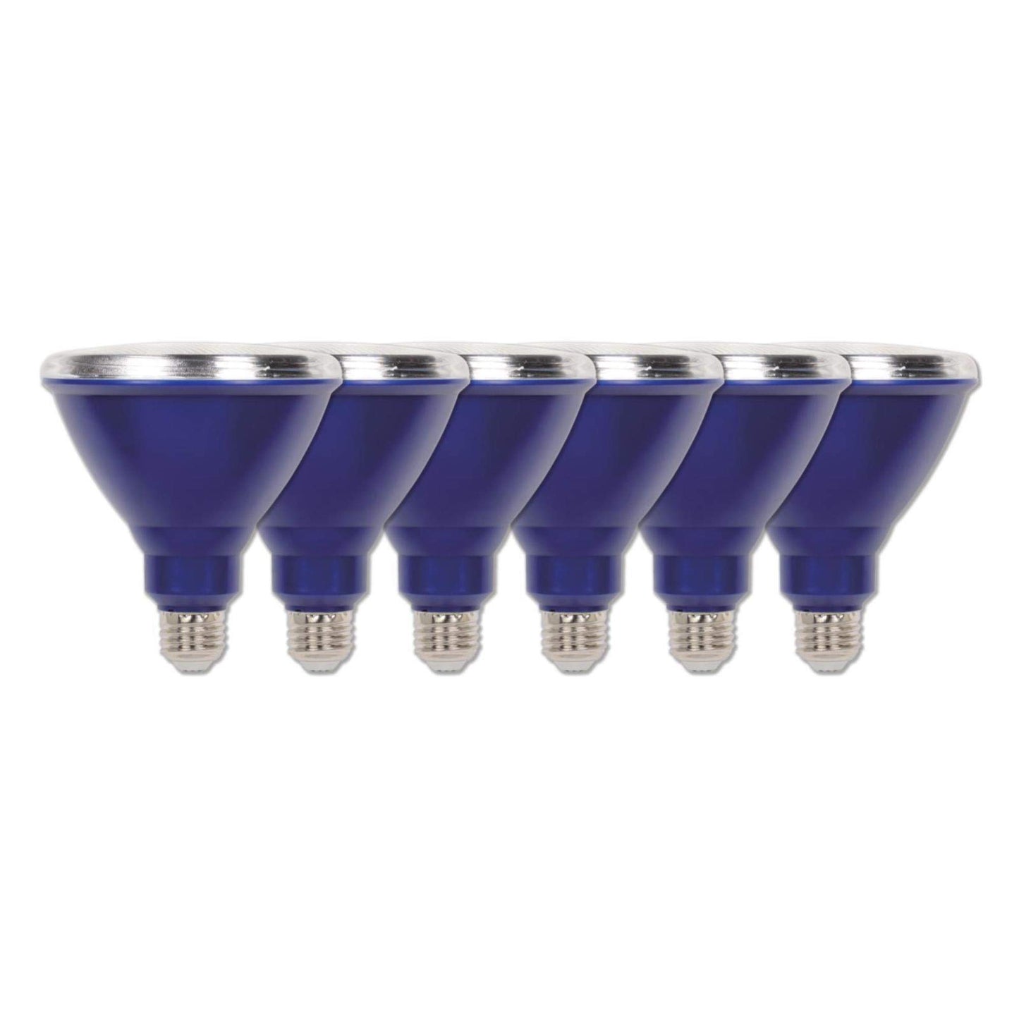 Westinghouse 3315120 100-Watt Equivalent PAR38 Flood Outdoor Weatherproof LED Light Bulb with Medium Base (6), Six Pack Blue 33151