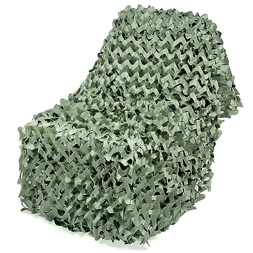 Camouflage Netting - Dark Green, 4.9ft x 6.5ft - Lightweight Tarp for Hunting & Camping