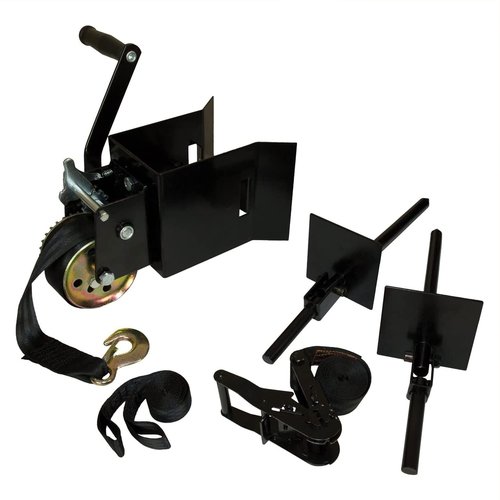 Muddy Hunting Ladderstand Tree Stand Installation Hoist Kit with 25 Foot Heavy Duty Winch Strap, Solid Steel Winch, and Pully System