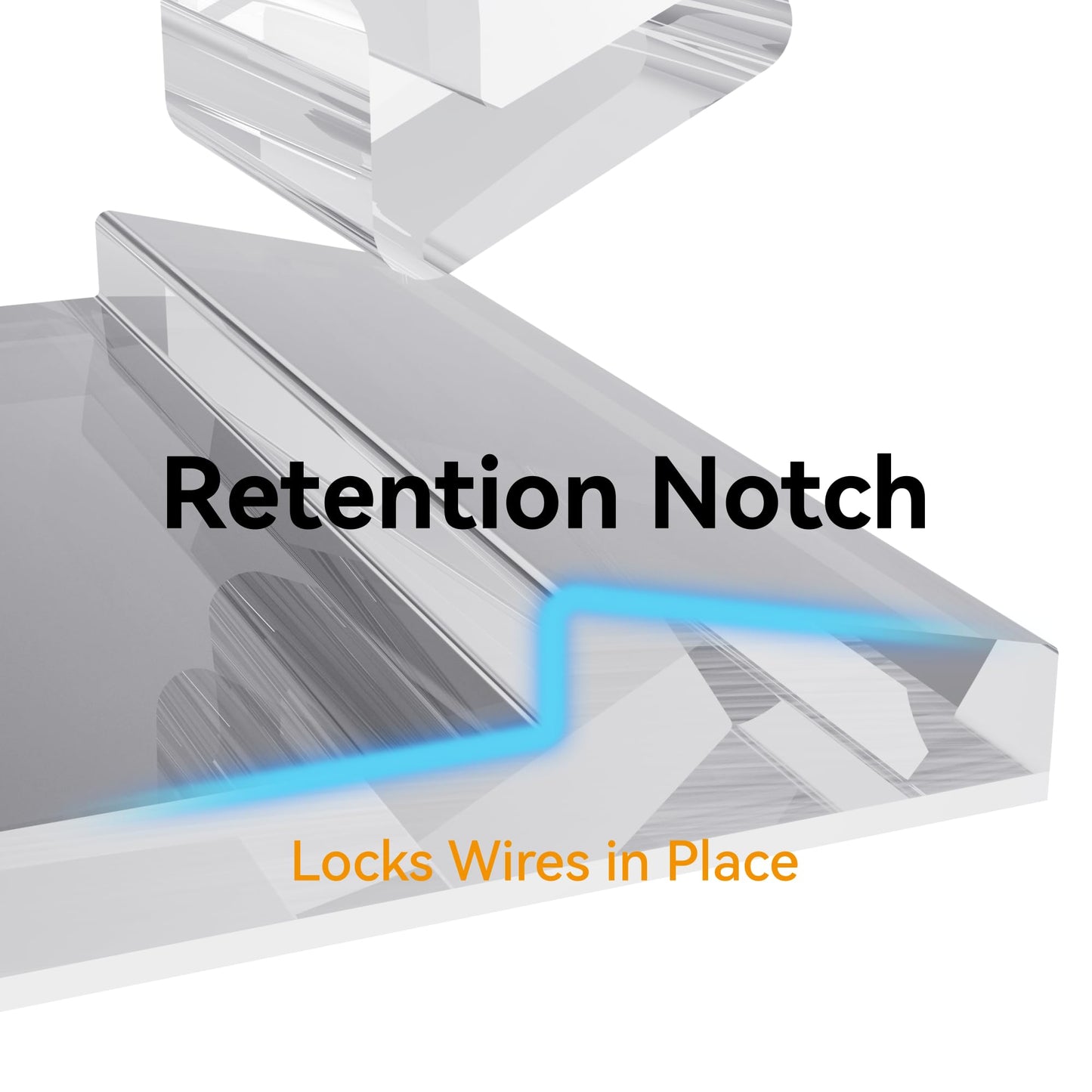 CableGeeker 120Pcs Cable Clips, Electrical Cord Management Adhesive Wire Clips Wall Cord Organizer, Used for Cars/Offices/Homes (Transparent)