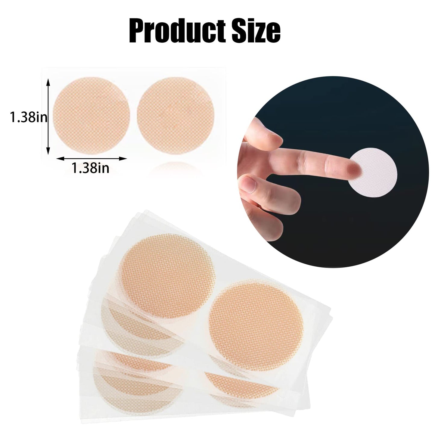 KFZDCG 150 Pairs Nipple Cover for Men, Mens Tape Pasties Patch Nipple Covers Nipple Patch Anti Chafing Nip Protector