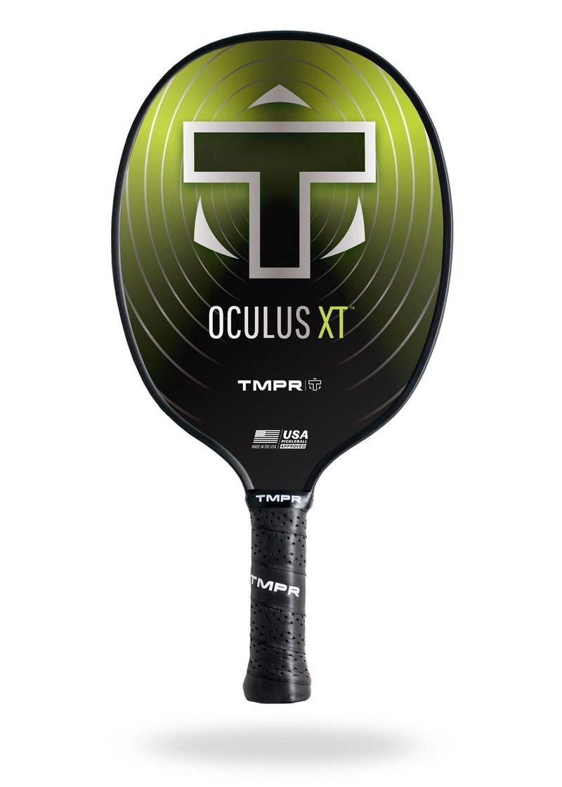TMPR Sports Oculus XT - Pickleball Paddle, Green, Medium Weight (7.5 - 7.6 oz)