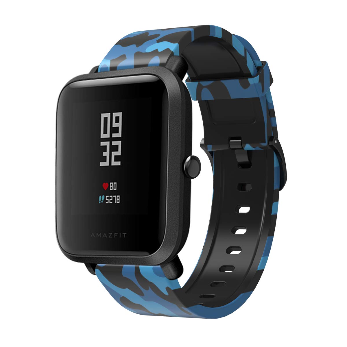 FitTurn 3-PACK Bands Compatible with Rinsmola 2021 Smart Watch Bands Silicone Soft Quick Release Wristband Replacement Straps for Rinsmola SmartWatch Band Accessories Women Men (Camouflage tricolor)
