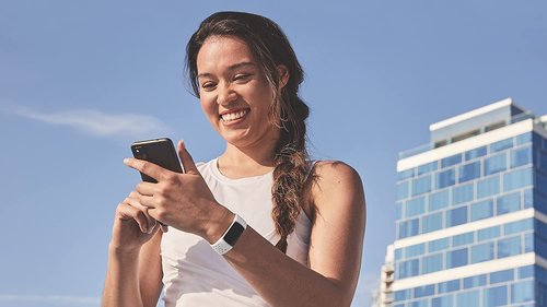Fitbit Charge 5 & 6 Sport Accessory Band, Official Product, Frost White, Large
