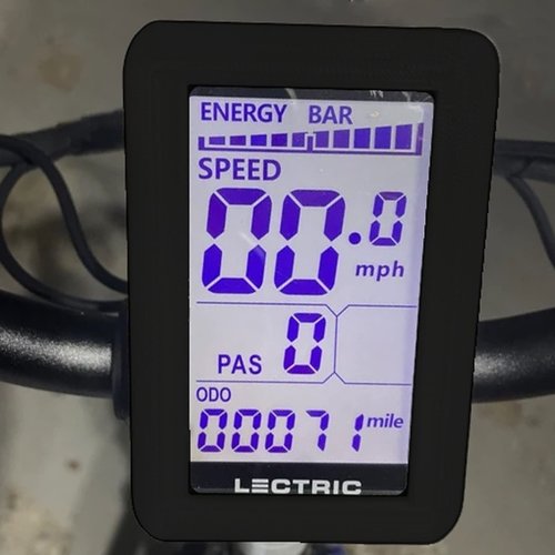 JILINWEI Blue Protective Edge Guard for M5 Lectric XP, Bike Display Cover