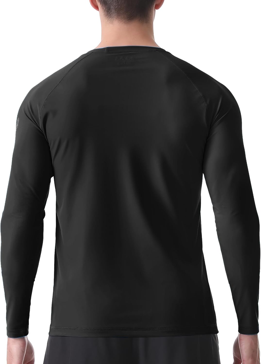 Roadbox Men's UPF 50+ Swim Shirt - Long Sleeve Sun Protection Rash Guard for Fishing & Hiking