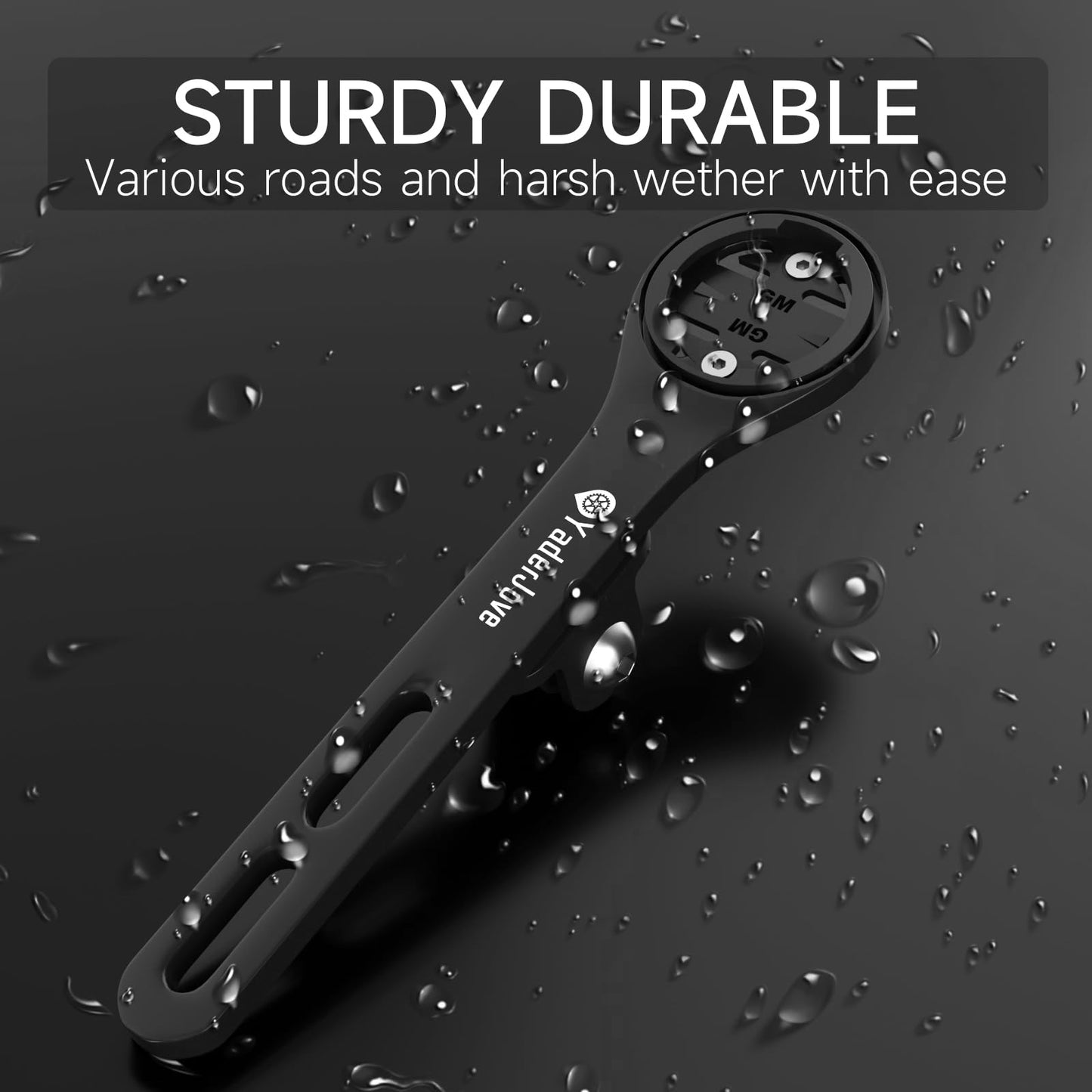 Bike Computer Mount - Out Front Mounts for Road Bikes Integrated Handlebar, Aluminium Alloy GPS Computer Combo Mount & GoPro Full Range