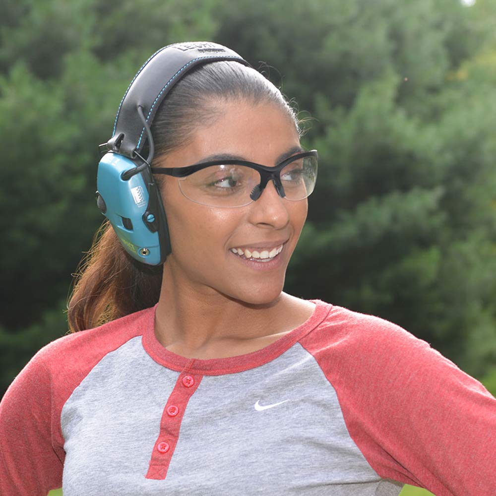 LaneTop Shooting Glasses For Men and Women, Anti Fog ANSI Z87.1 Safety Glasses with Hard Shell Case, UV400 Eye Protection for Shooting Range Glasses, Clear Lens