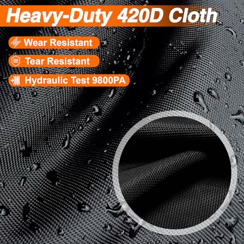 Waterproof Rowing Machine Cover - Heavy Duty 420D, 95"L x 24"W x 40"H