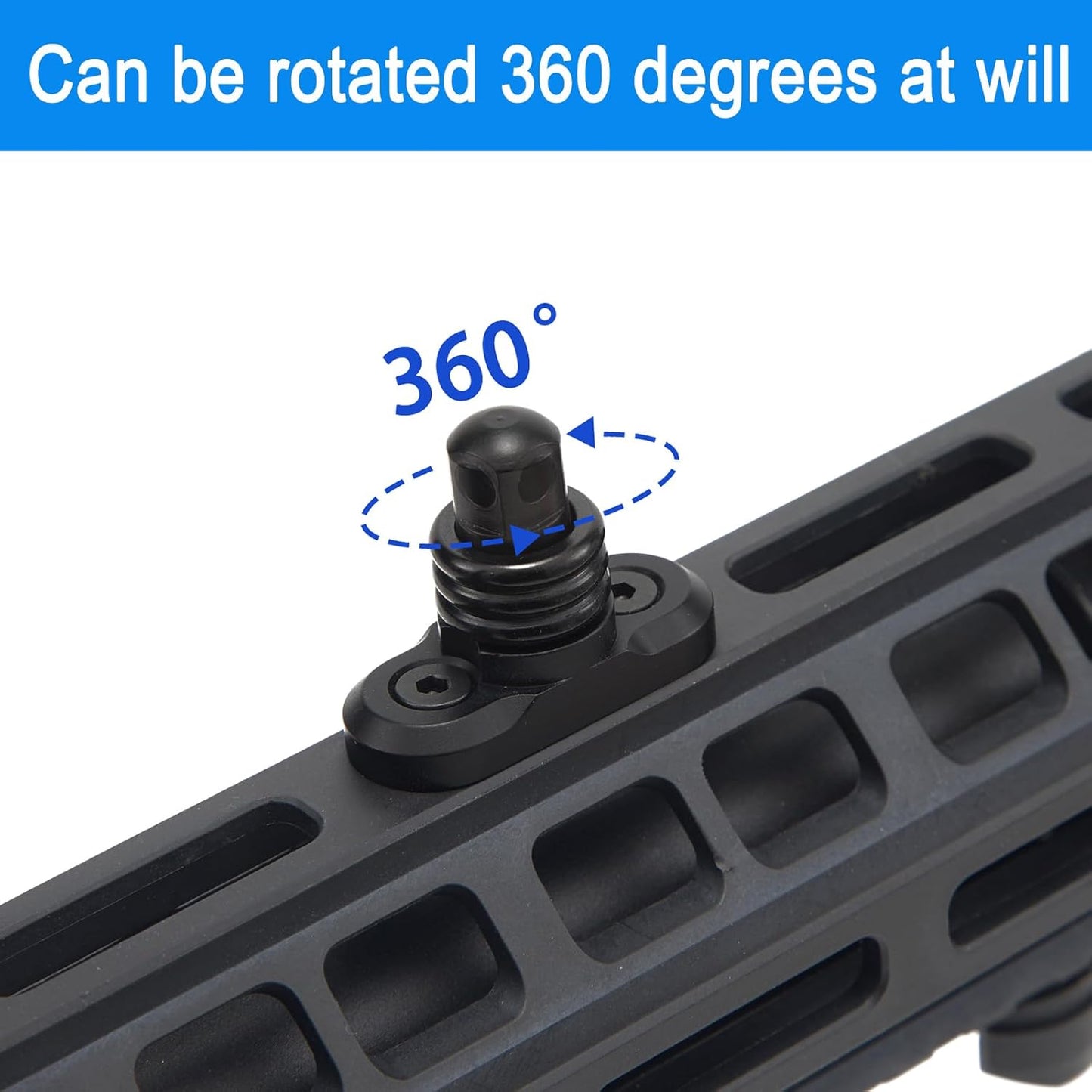 QD Sling Swivel Stud - Heavy Duty Steel Quick Detach Sling Mount | Durable and Reliable Design