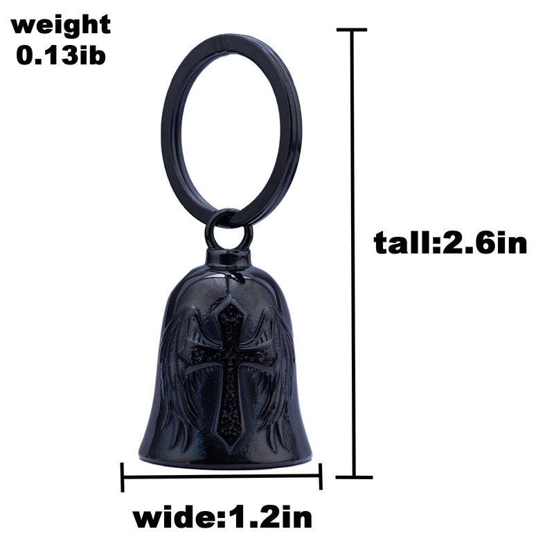 Motorcycle Bells - Bicycle Bells for Men, Stainless Steel can Bring Good Luck and Peace to Motorcycle Accessories