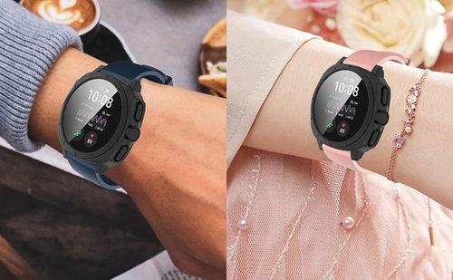 FitTurn 10pack Compatible with Amazfit Bip 6/Bip 5/Pace/Cheetah/Stratos 2 3/GTR 4/GTR 3/GTR 3 Pro/GTR 2/GTR 2e/GTR 47mm Smart Watch Fitness Tracker Band, Replaceable Colorful glossy black buckle Silicone Watch Band Strap with Quick Release Pins
