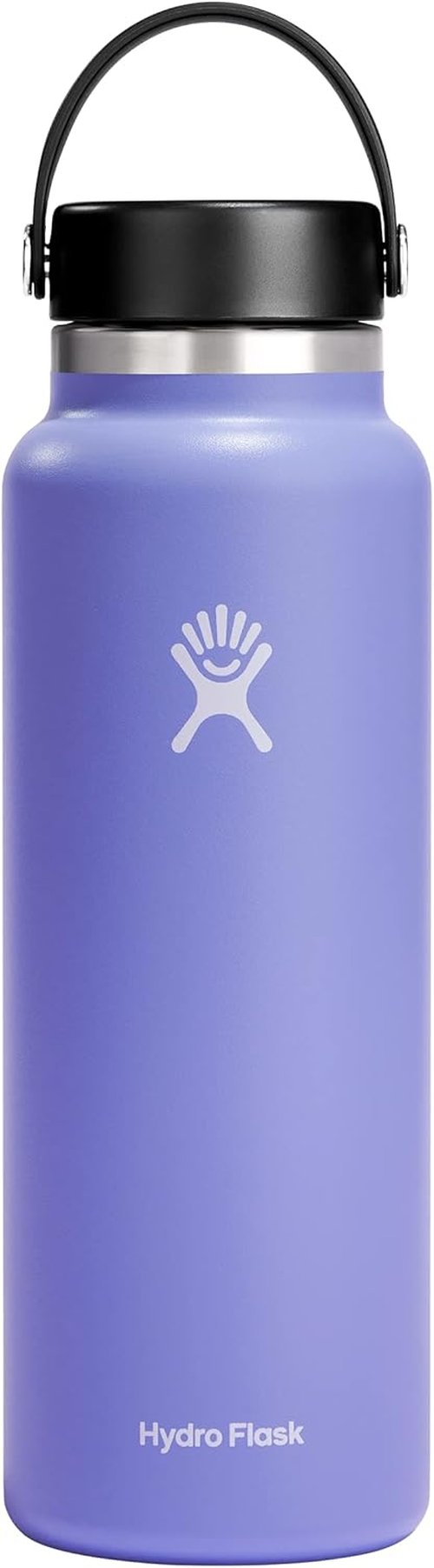 Hydro Flask 40 Oz Wide Mouth Water Bottle - Flexible Cap | Lupine Color Option