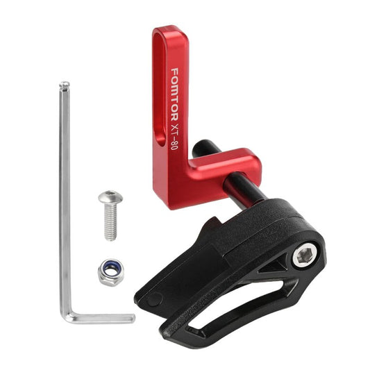 FOMTOR Chain Guide Mountain Bike, Bicycle Direct Mount Chainring Guard MTB Road Bike Chain Protector 7075 T6 Alloy Aluminum for BMX, Fixie (Red)