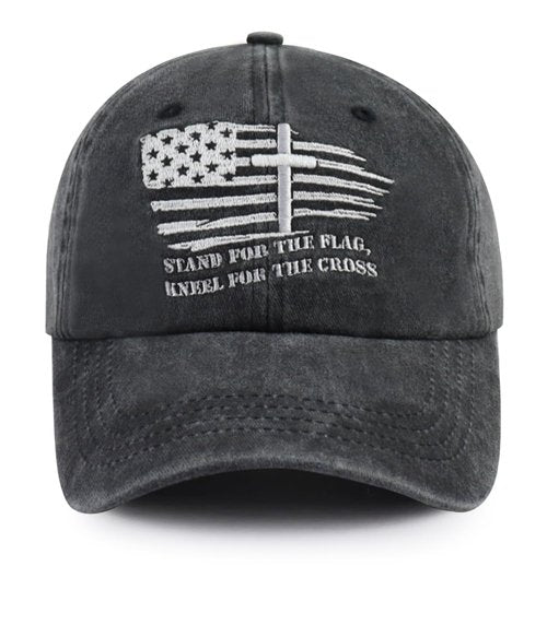 Christian Gifts for Men, Faith Over Fear Veterans Baseball Cap, Jesus Cross Hat, Father's Day Retirement Christmas Birthday Gifts for Dad Papa Uncle