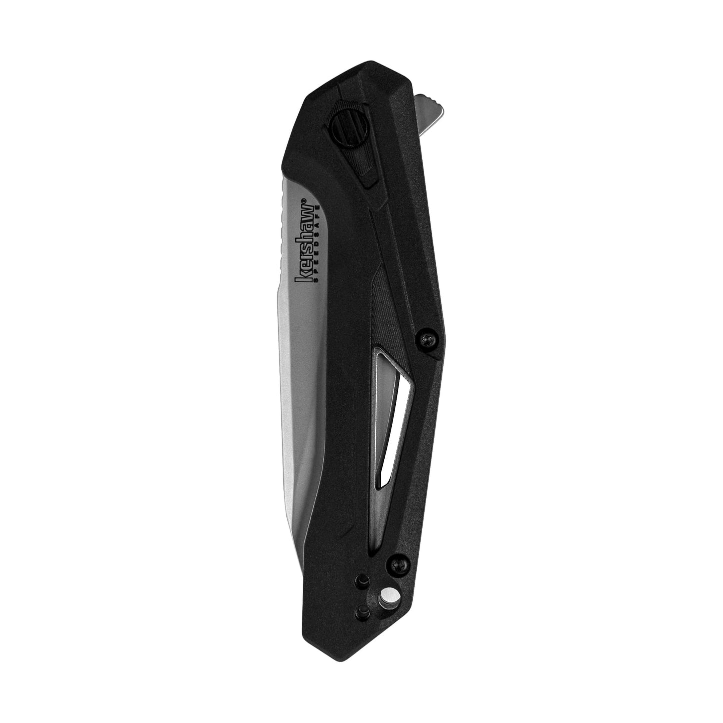 Kershaw Airlock Assisted Opening Knife Black FRN (3" Bead Blast) 1385