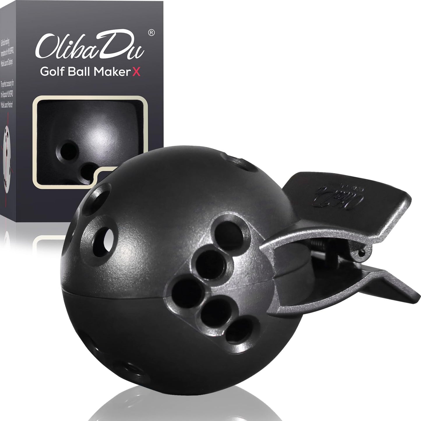 Golf Ball Marker for Rapsodo MLM2PRO Launch Monitors - Essential Golf Accessories（Black）