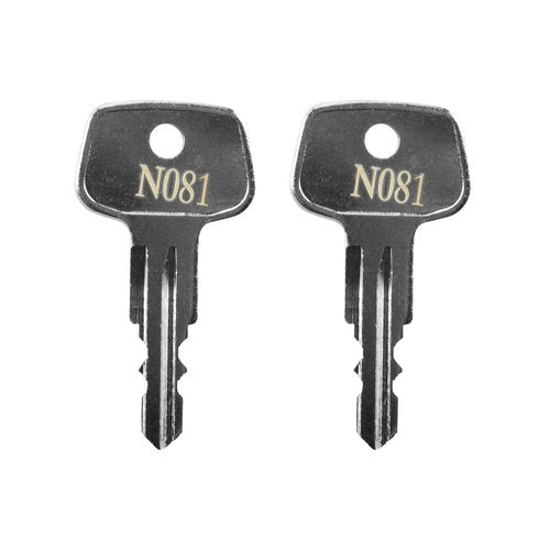 N081 Key Replacement for Thule Rack Core, Key Cylinder for Bike Rack Lock, Roof Cargo Lock, Roof Rack Locks, Cross Bars, Towers, Ski Rack Etc