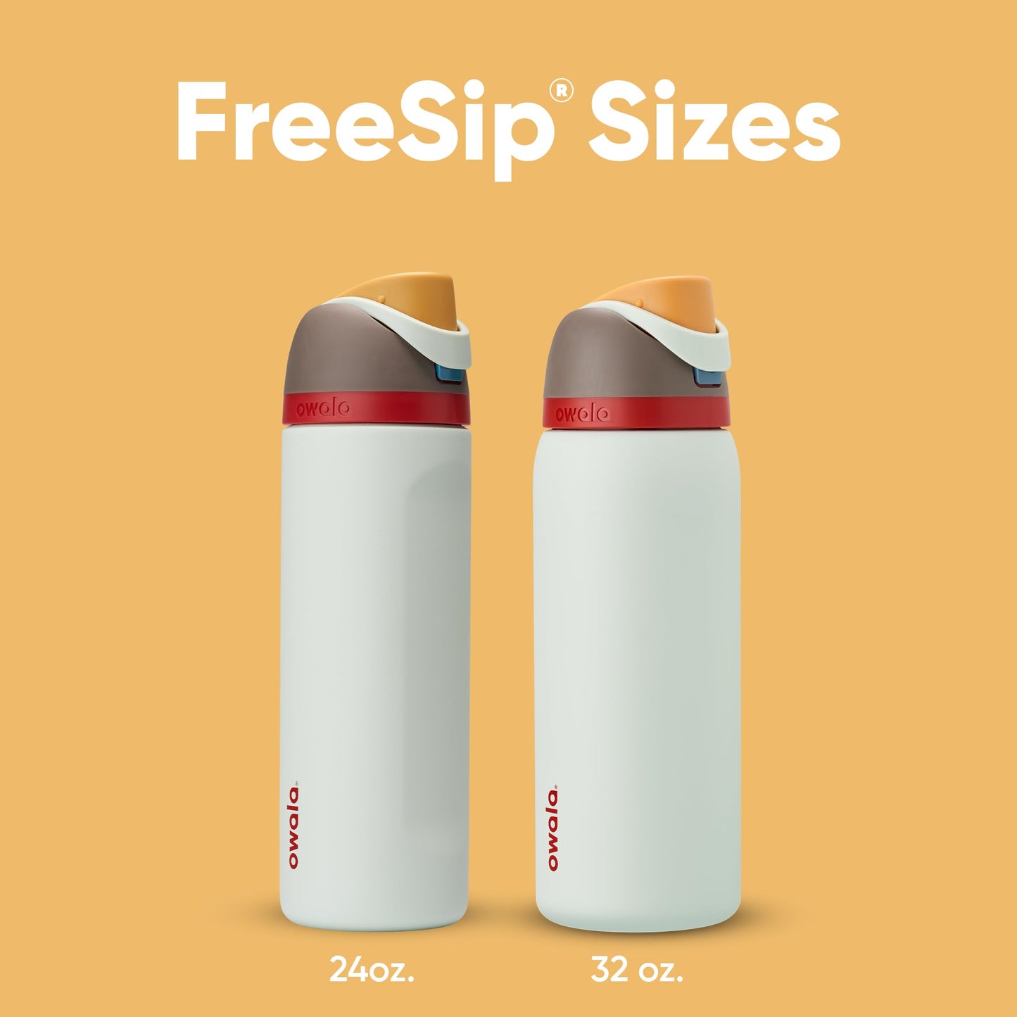 Owala FreeSip Insulated Stainless Steel Water Bottle with Straw, BPA-Free Sports Water Bottle, Great for Travel, 24 Oz, Boneyard