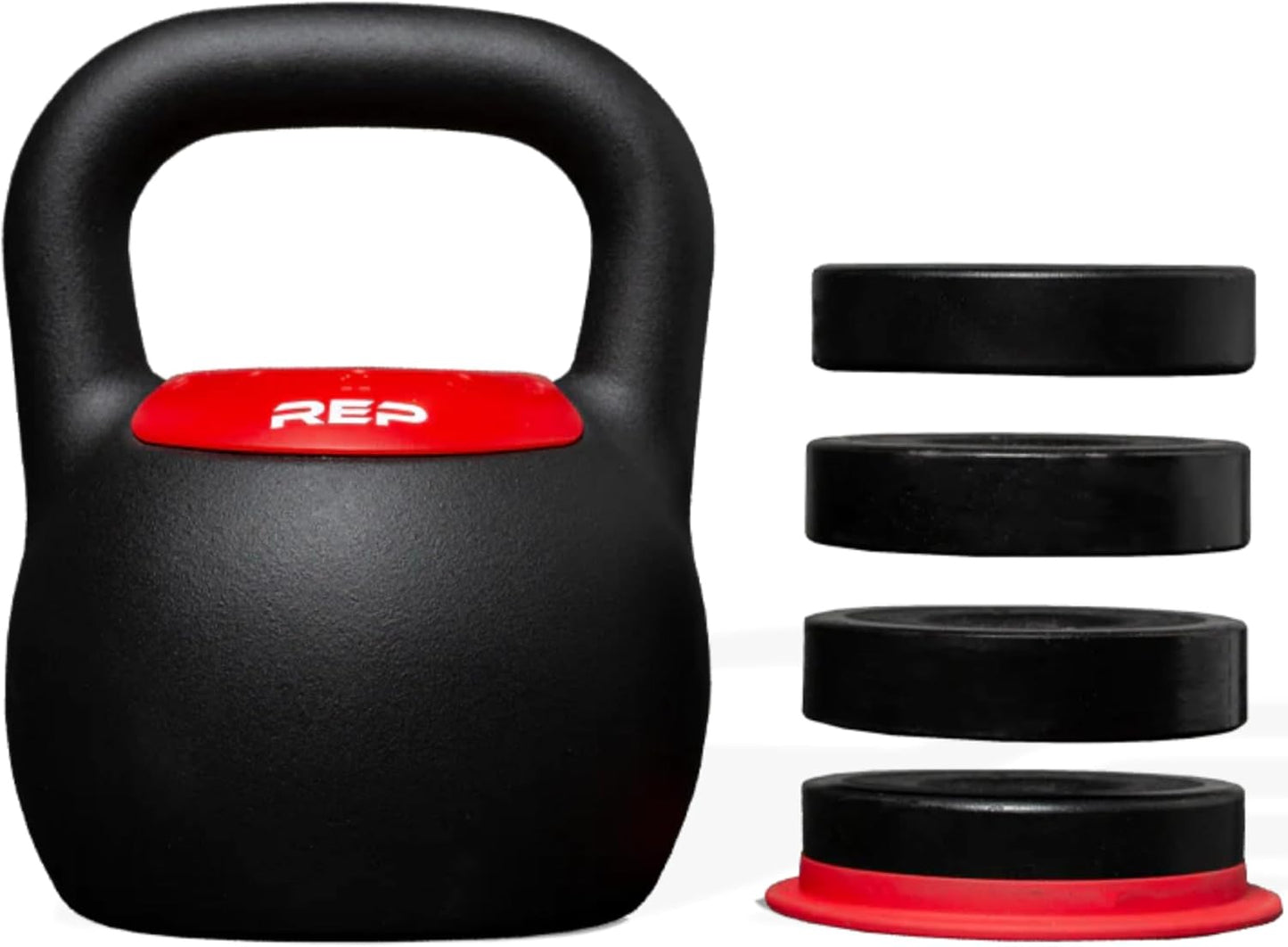 Rep Fitness Adjustable Kettlebell - Versatile Strength Training Equipment for Home Gym | 20–40 lb (9–18 kg)