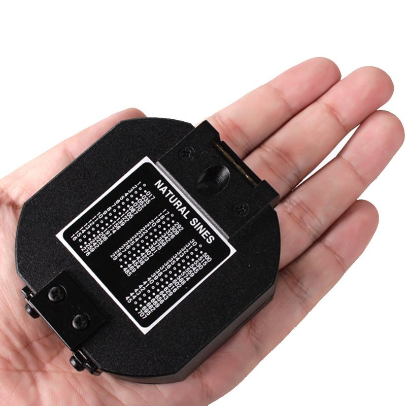 Portable Professional Geological Compass DQL-8 with Clinometer Aluminum Anti-Magnetic Hiking Compass with Mirror Compass with Leather Pouch for Surveyors Foresters Military Mine Meteorological