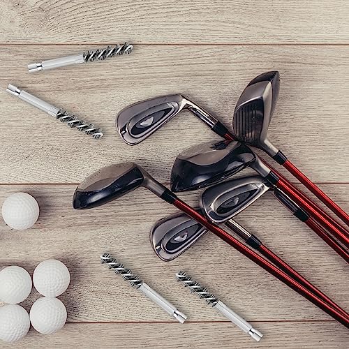 Golf Club Hosel Brush Set - 4 Stainless Steel Cleaning Brushes