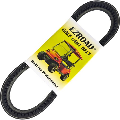 EZROAD Clutch Drive Belt & Starter Generator Belt Compatible with Club Car 1997-UP DS, 2004-UP Precedent Gas Golf Cart OHV Compatible with Kawasaki Engine FE290 FE350 101916701 1016203 CVT V-Belt Kit