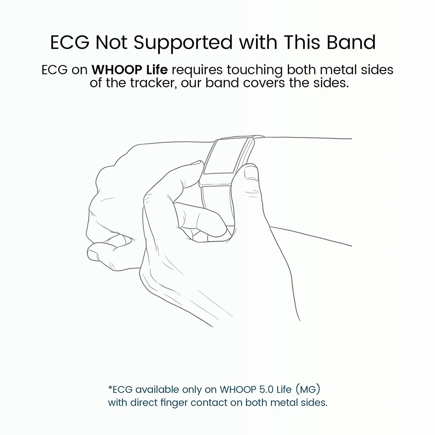 Stretchy Nylon Arm Band, Soft Breathable Elastic Adjustable Bicep Band with Case Compatible with Whoop 5.0