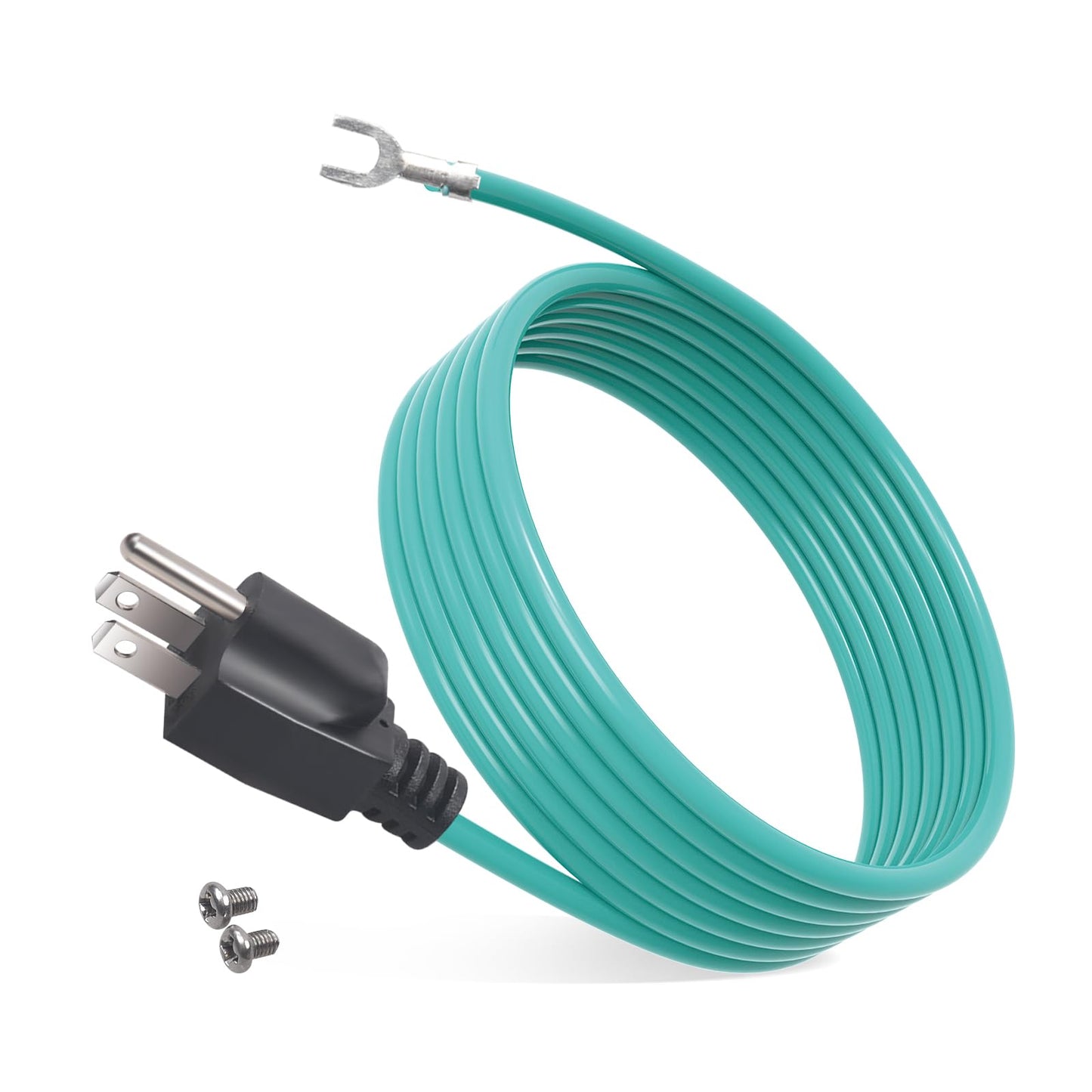 Aomitop Shielded Ethernet Patch Panel Bond Ground Extension Cord, for NEMA 5-15P 3 Prong Plug