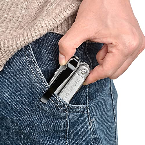 iGuerburn Pocket Clips for Leatherman Surge - Accessories for Surge Model Only - Black