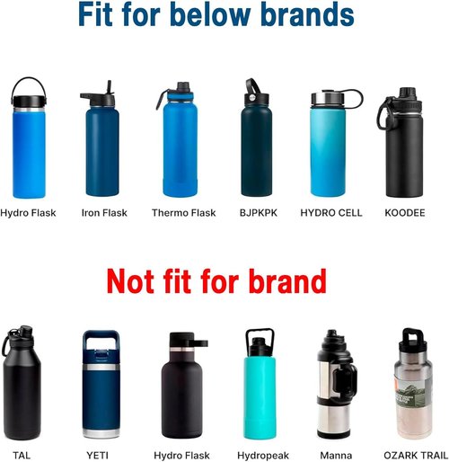 Hydro Flask Straw Lid - Leak-Proof Flip Cap for Wide Mouth Bottles (16-64oz) | Perfect Sports Accessory