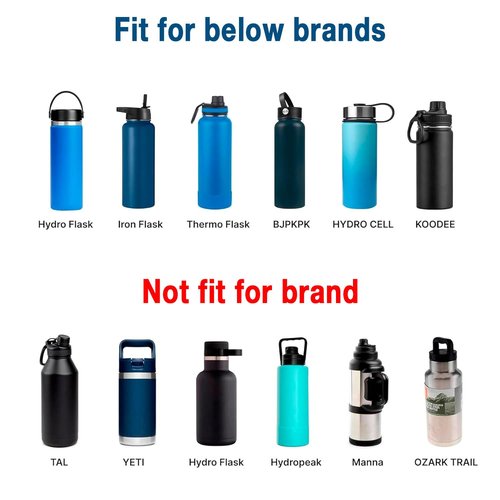 LIZZNGUYEN Straw Lid for Hydro Flask Wide Mouth Bottle 24 32 40 64oz,Flip Flask Cap for Hydroflask,Leak Proof Sports Water Bottle Top Accessories