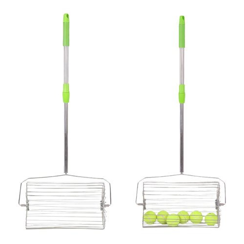 AOXEQUIP Tennis Ball Picker, Retractable Metal Tennis Ball Retriever, Roller Ball Picker, Suitable for Tennis, Pickleball, Golf