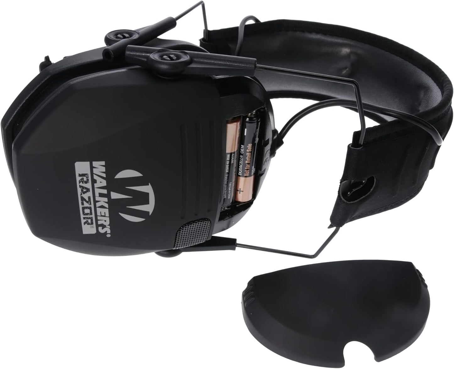 Walker’s Razor Slim Electronic Muff - Noise-Canceling Hearing Protection | Adjustable Fit