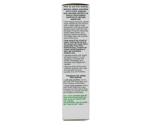 Fleet Laxative Bisacodyl Enema, 1.25 fl oz (Pack of 10)