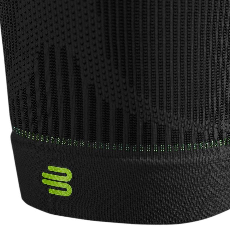 Bauerfeind Sports Compression Upper Leg Sleeves (1 Pair) (Black, Medium/Short)