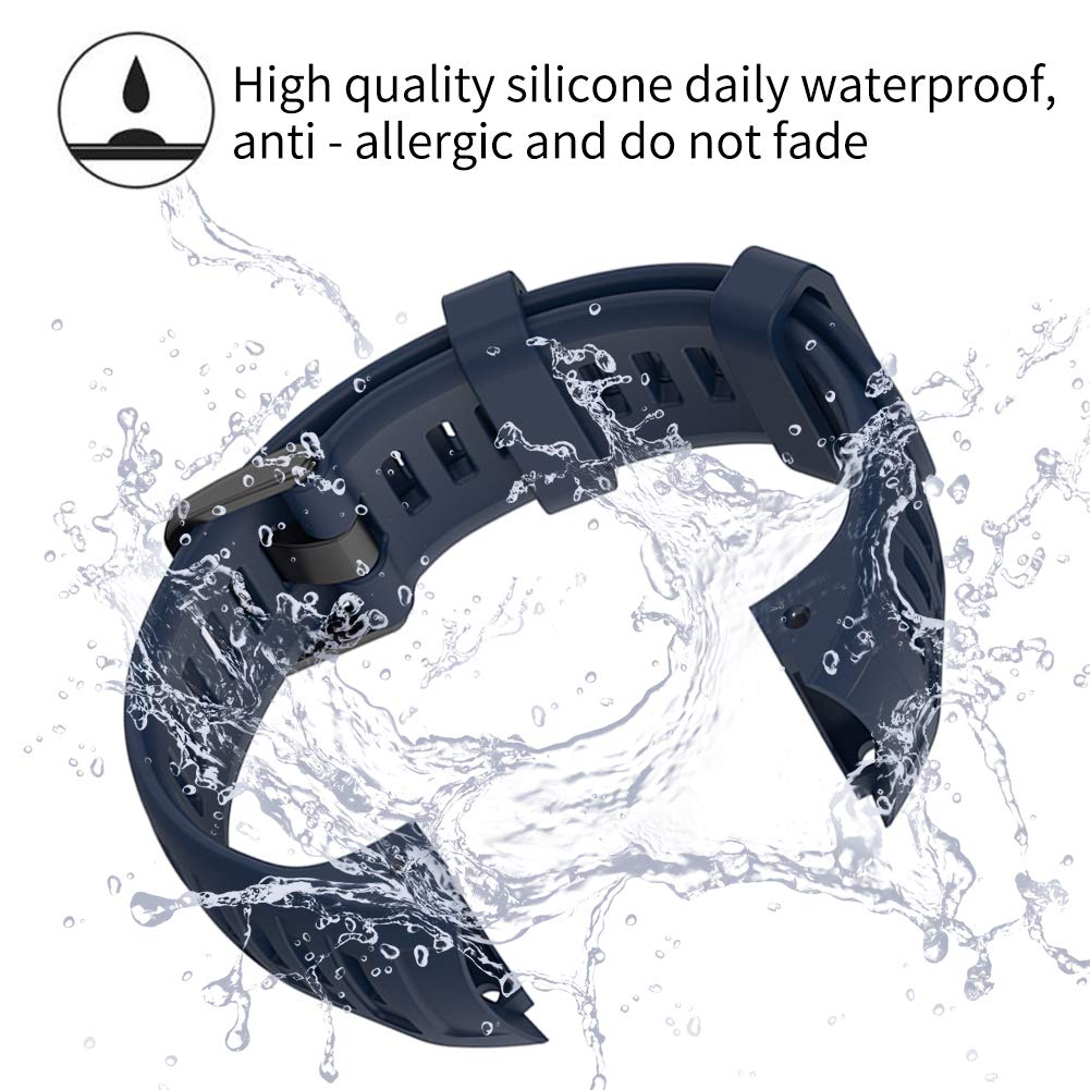 Watbro Bands Compatible with Garmin Instinct Sports GPS, Soft Silicone Adjustable Replacement Wristbands for Garmin Instinct/Tide/Tactical