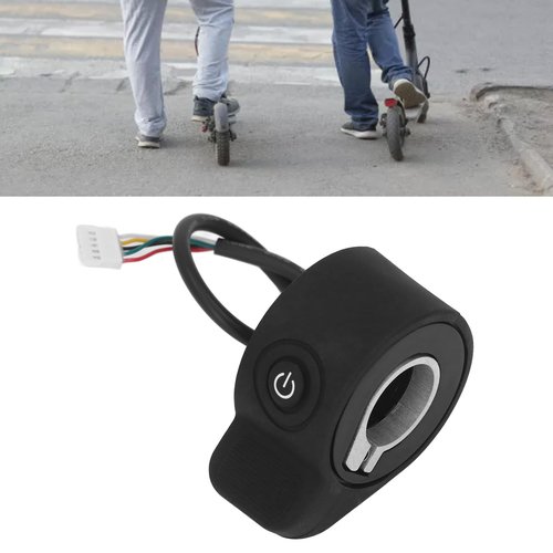 Gonetre Electric Scooter Thumb Throttle Electric Scooter Thumb Throttle Abs Single Button Electric Scooter Throttle Speed Control