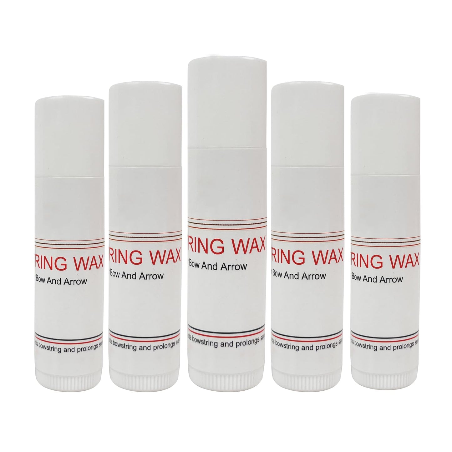 - QI HUO JU - 5 Pieces Bow String Wax, Protective Bowstring Waterproof Rail Lube for Crossbow Recurve Compound Bow Strings, Archery Bowstring Wax Reduce Friction and Prevent Fraying (White)