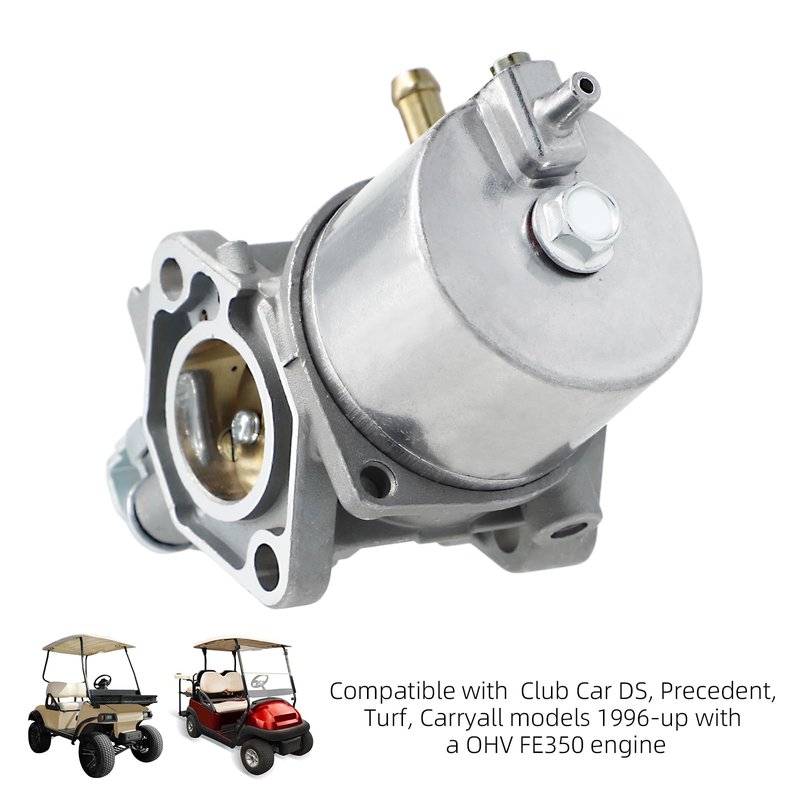 Roykaw FE350 Carburetor Kit Compatible with Club Car DS, Precedent, Carryall, Turf Golf Cart 1996-up Kawasaki Engine, Replaces OEM # 1016441-01, 1035245-01, 1018059-01, 1019059-01