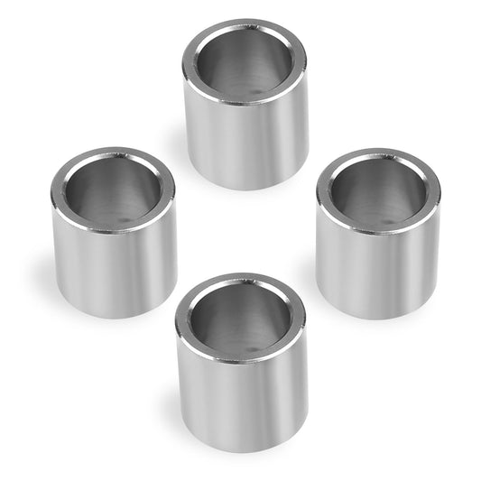 Sysarua 4 Pcs Stainless Steel Spacers 1" OD x 3/4" ID x 1" Length, Plain Finish Round Seamless Metal Spacer for 3/4" Screws Bolts and Rods