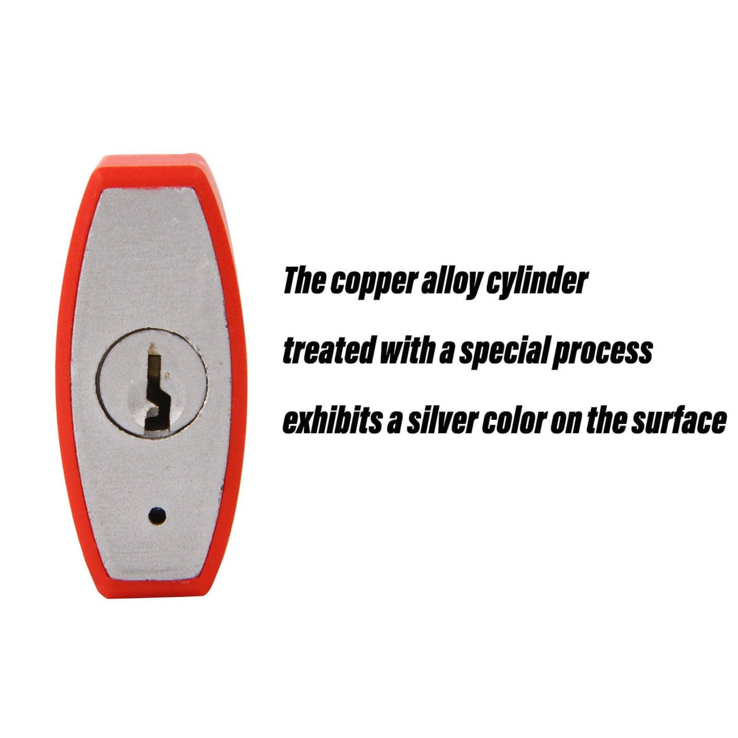 SEPOX® Twins 1-9/16" All-Weather Outdoor Padlocks Keyed Alike, Long Shackle, Solid Steel Lock, Heavy-Duty&Red Cover, Compact Design for Gate Fence Cabinet Toolbox School Gym Locker with 2pcs Same Key