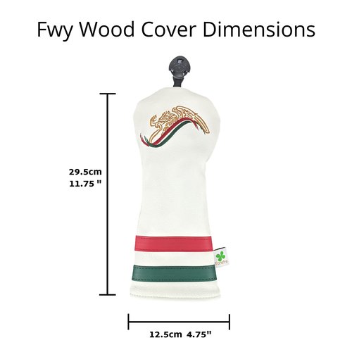 Foretra Driver Headcover Golf Club Covers Blade Mallet Putter Cover Alignment Stick Holder Hybrid Fairway Wood Head Cover Mexican Style Novelty Golf Accessories for Most Brands (Fairway Wood)