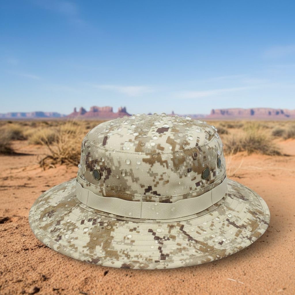 Sun Hats for Men Women Bucket Hat UPF 50+ Boonie Hat Foldable UV Protection Hiking Beach Fishing Summer Safari (1pack-1pack-DesertDigital)