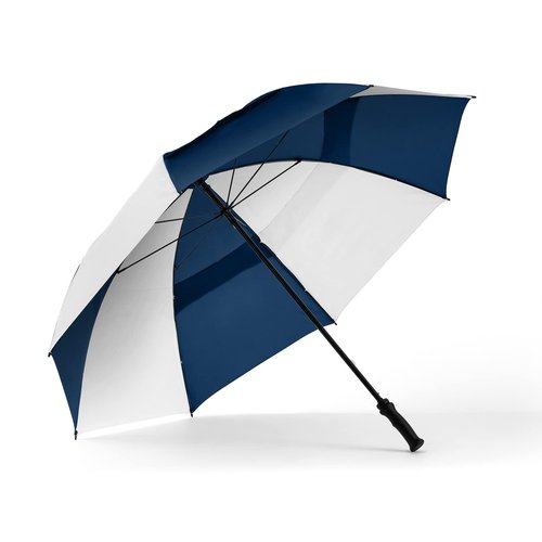 ShedRain Windjammer Vented Manual Open Golf Umbrella, Navy/White