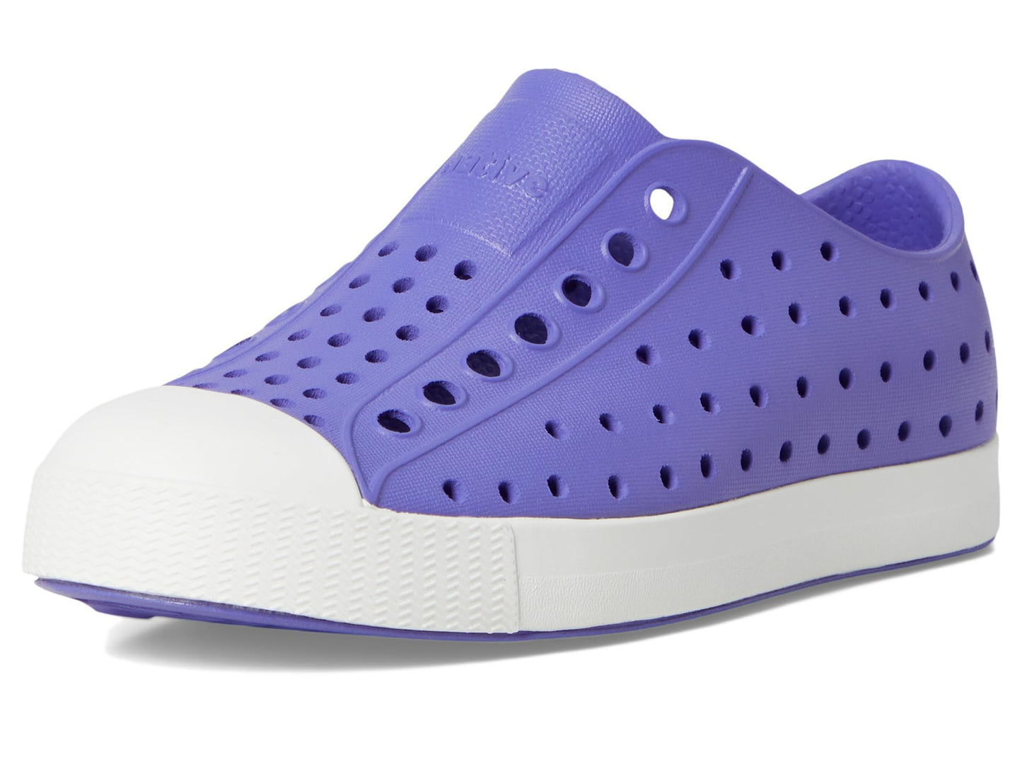 Native Shoes Unisex-Kids Jefferson Sneakers, Punk Purple/Shell White, 3 Little Kid