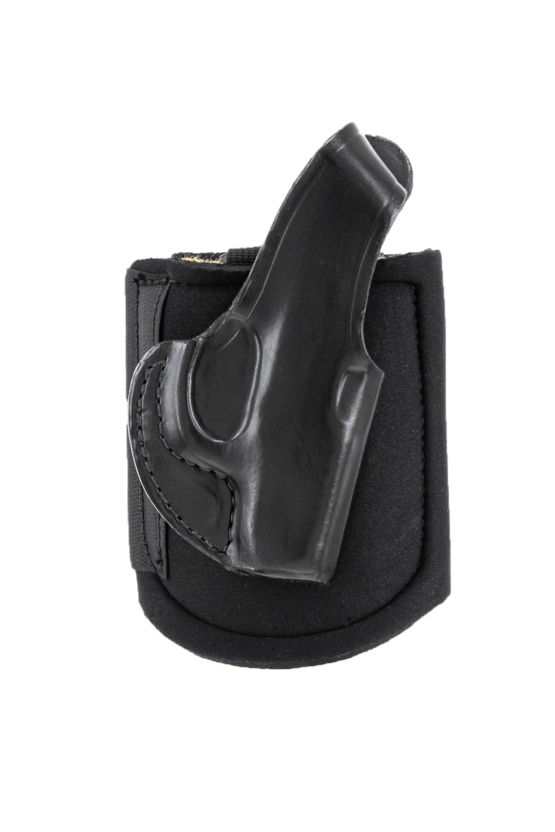 Bianchi 150 Negotiator Ankle Holster, Fits S&W J Frame 2 in, Black, Left Hand